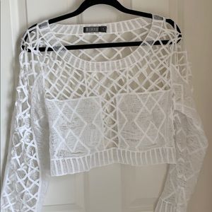 NEVER WORN LF cut out sweater